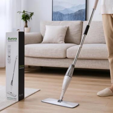 Imagem de Mop Spray para Limpeza com Cabo e Reservatório Borrifador