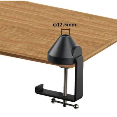 Imagem de Morsa/Base de Mesa p/ Pedestal/Haste Articulada Studio,7 cm de Abertur
