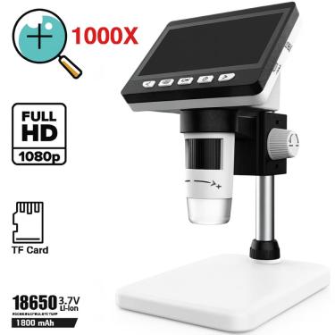 Imagem de Microscópio Digital Eletrônico Display LCD Zoom 1000x