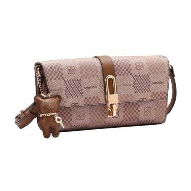 Imagem de Bolsa Feminina Transversal Chenson CG85098 Original Elemento Gráfico, 