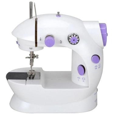 Imagem de Mini Máquina De Costura Reta Portátil Com Pedal 110V/ 220V