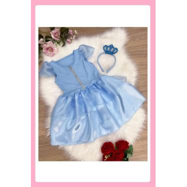 Imagem de Vestido Fantasia Cinderela curto