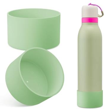 Imagem de 2 peças de bota de silicone para garrafa de água Owala FreeSip Sway 850 g e 1,134 g, copo de 1,134 g e torção de 680 g, capa protetora antiderrapante para acessórios de garrafa de água de aço