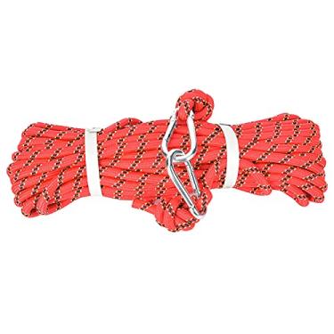 Imagem de Generic Corda de Escalada de Alta Resistência Com Seda de Reforço de Poliéster, Corda de Segurança para Montanhismo Ao Ar Livre de 10m 32,8 Pés de Comprimento para Sobrevivência