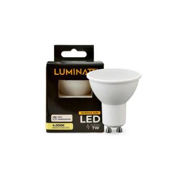 Imagem de Lâmpada Led Dicróica Gu10 MR16 7W Bivolt 2700K / 4000K / 6000K Luminat