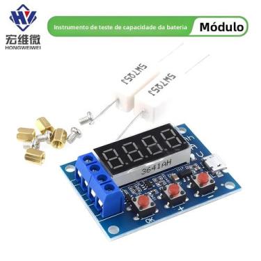 Imagem de Testador De Capacidade De Bateria De Lítio 12V 18650, Medidor De Resis