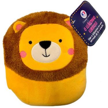 Imagem de Livro - O leãozinho corajoso - Livro de pelúcia