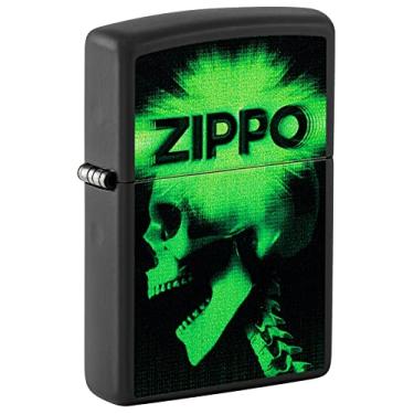 Imagem de ZIPPO GREEN SKULL DESIGN - 48485