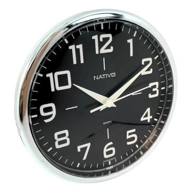 Imagem de 2X Relógio De Parede Grande De Cozinha Sala Números Grandes