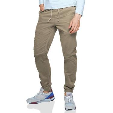 Imagem de Calça de corrida chinesa folgada masculina Match British Khaki 42