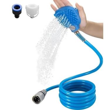 Imagem de Ducha Spray Jato com Mangueira para Banho de Cães e Gatos – Prática, Econômica e Confortável para o Seu Pet
