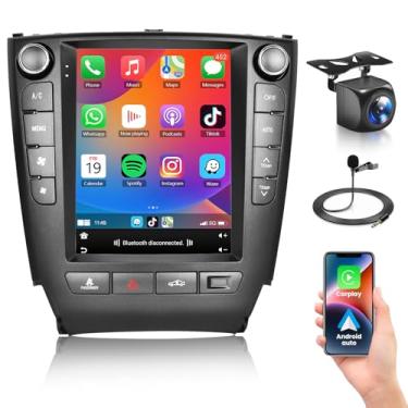 Imagem de [8 núcleos 6G + 128G] Rádio de carro para Lexus IS250 IS300 IS350 2006-2012, tela sensível ao toque IPS estéreo de 9,7 polegadas, carplay sem fio, Android Auto, câmera de backup, WiFi e GPS, Bluetooth