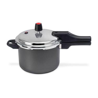 Imagem de Panela De Pressão Indução Antiaderente 4,5 L Preta Multiflon