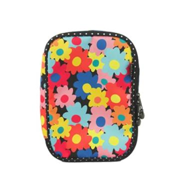 Imagem de Estojo Box 100 Pens 2 divisórias Floral Color Sabra