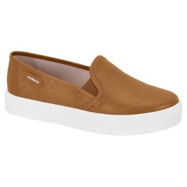 Imagem de Tênis Feminino Slip On Flatform Camel Moleca 5712.304-Feminino
