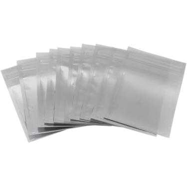 Imagem de Sacos de armazenamento antiestáticos Bolsa Ziplock resselável 100pcs Proteção de componentes eletrônicos reutilizáveis ​​à prova d'água para placas de circuito Dispositivos (6,5 * 12cm)