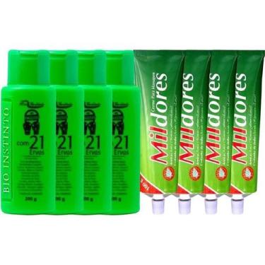 Imagem de Kit 4 Creme Para Massagem Mildores 100G 4 Gel Detonador 100G - Bio Ins