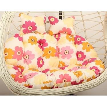 Imagem de Substituição de almofada de cadeira de ovo, cadeira de balanço de varanda, cesta suspensa, cadeira circular de ovo, substituição de almofada de cadeira de lazer interna e externa, removível para