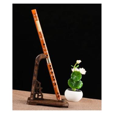 Imagem de Flauta de bambu profissional profissional entrada F chave G instrumento de flauta transversal (tom C)