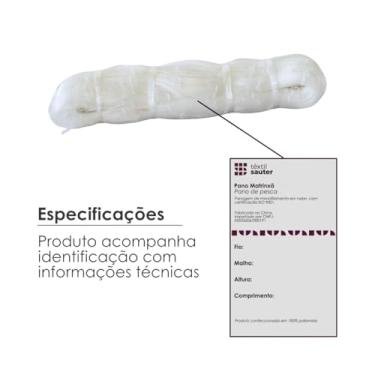 Imagem de Panagem pano rede pesca malha 8 (40mm) Fio 35 Alt 3,84m 100m Pescaria Pescador Profissional