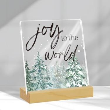 Imagem de Decoração de casa cristã de Natal, presentes religiosos cristãos para mulheres e homens, decorações de festa de inverno, casa de fazenda, casa, sala de oração, mesa, decoração cruzada, letreiros de