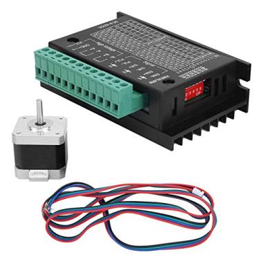 Imagem de Akozon Conjunto de Acionamento de Motor de Passo 42 Com Driver TB6600 e Motor 17HS4401 - Torque de 0,4 N.M, Baixo Ruído, Alta Precisão, Design Compacto para Aplicações Robóticas e CNC