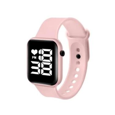 Imagem de Relógio Feminino Digital Led Dourado Prata Preto Moda Blogueira Linha 