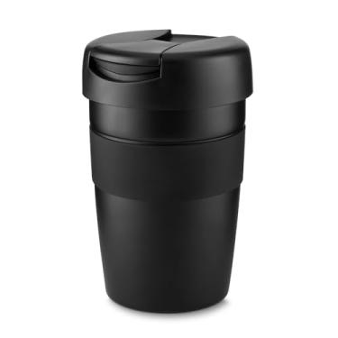 Imagem de Copo Térmico com Tampa para 400ml All Black Coffee Time