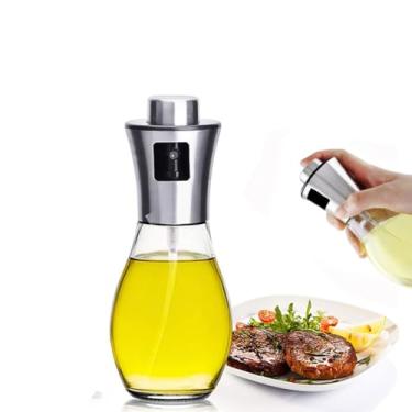Imagem de Spray Azeite Vinagre Óleo Borrifador Pulverizador Galheteiro Frasco Culinário Design Elegante Prático Econômico Saudável Versátil Multiuso 200 ml Premium