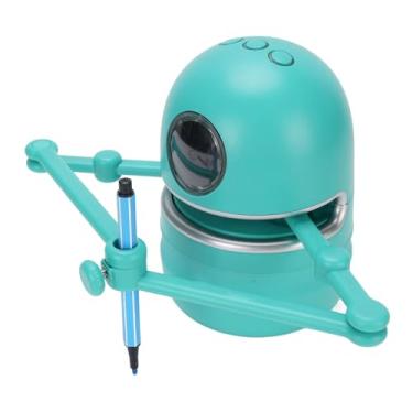 Imagem de Luocute Robô de Desenho para Crianças, robô de Desenho Educacional Interativo Com Interação por Voz, Aprendizagem Montessori Com 27 Cartões 2 Canetas, Presente de Aniversário de Natal