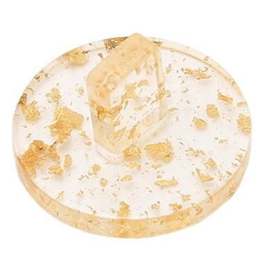 Imagem de CUOFYUNL Requintado Expositor de Unhas Suporte para Ponta de Unha Ferramenta para Arte de Unhas para Salão de Unhas (Redonda)