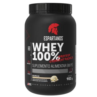 Imagem de Whey Protein Concentrado 100% Pure 900g WPC 80 - 900G - Espartanos-Unissex