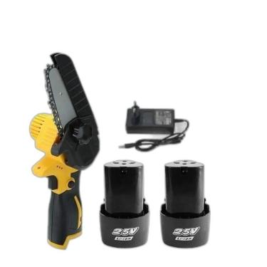 Imagem de Podador De Galhos 2 Baterias Mini Serra Eletrica 25V 800W