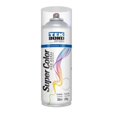 Imagem de Tinta Spray Tekbond Supercolor Uso Geral 350ml Várias Cores, Verniz