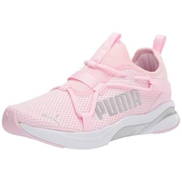 Imagem de PUMA Tênis infantil unissex Softride Rift Pop sem cadarço, Rosa Lady-Puma Branco, 5 Big Kid