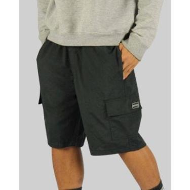 Imagem de Bermuda DR7 Street Cargo New Classic Tactel - Preto-Unissex