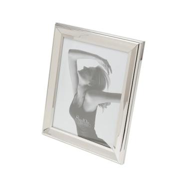 Imagem de WOLFF - Porta-Retrato Perene Liso 15cm x 20cm Prata Aço Inox