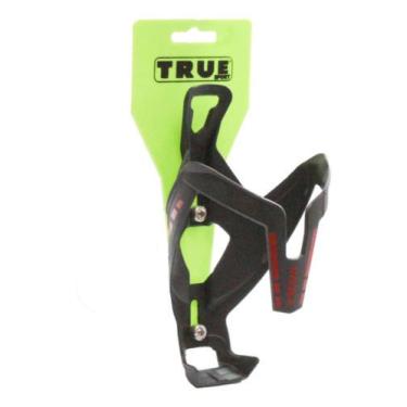 Imagem de Suporte De Garrafa Caramanhola Ciclismo Fibra TRUE FLOW, Preto, Vermel