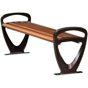 Imagem de LOERSS Banco de jardim, banco de parque de pátio, bancos ao ar livre, banco de jardim ao ar livre, bancos de móveis, material de liga de alumínio, para entrada de trabalho de varanda de gramado (180