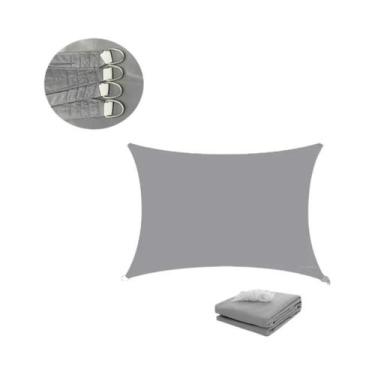 Imagem de Toldo Retangular Impermeável 300D Para Jardim, Deck, Pátio, Praia E Ca