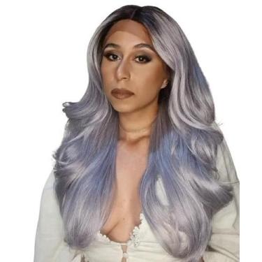 Imagem de Lace Front Premium Fibra Futura Ondulada Idêntica Ao Humano - Sensatio