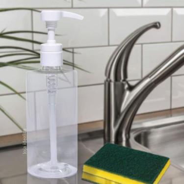 Imagem de 10 Dispenser Porta Detergente Válvula Profissional 500ml - Idealiza