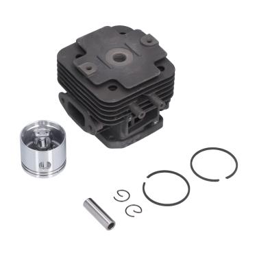 Imagem de GLOGLOW Kit de Pistão de Cilindro, Conjunto de Cilindro de Cortador de Escova de Alumínio e Ferro 44mm para Tj53e Tj53, Resistente e Fácil de Instalar para Uso Em Jardim