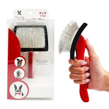 Imagem de Warren London FurBreeze Pro Max Escova para cães – Escova de cuidados com 10 x 7,6 cm para pelos longos e grossos – Remove tapetes e emaranhados – Ideal para Goldendoodles, Poodles, Labradores