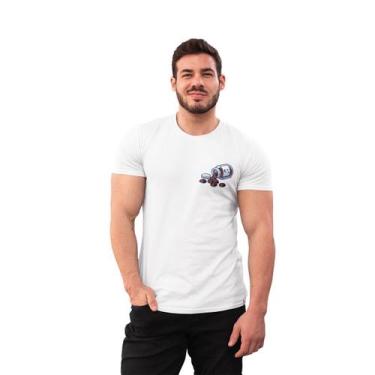 Imagem de Camiseta Masculina Pílulas Disco de Vinil Rock Minimalista - Hipsters 