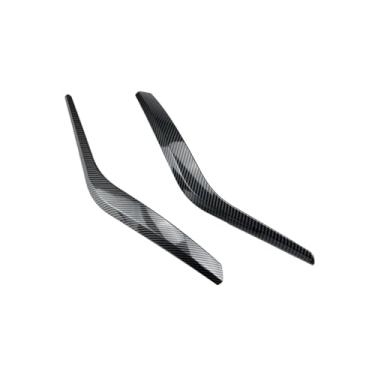 Imagem de Maçaneta do painel da porta interna do carro, tampa da guarnição, tampas das maçanetas internas do carro, lado esquerdo e direito, compatível com BMW X1 E84 2010 2011-2016(Carbon fiber-2PCS)