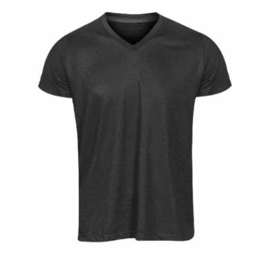 Imagem de Camiseta Basica Malha PV Gola V Trabalho Casual - Fardas Uniformes,  X