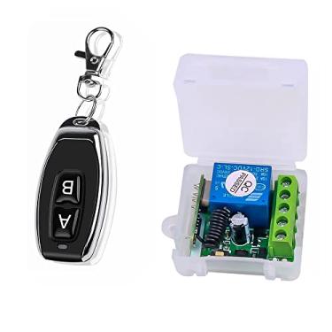 Imagem de Mingzhe Módulo de Interruptor de Controle Remoto Universal 433mhz, Transmissor Sem Fio, Receptor, relé Interruptor Remoto para Casa Inteligente, Controle Luz (Verde escuro)