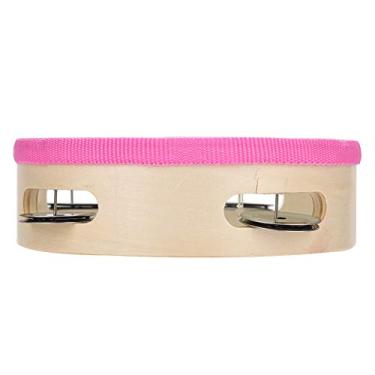 Imagem de SPYMINNPOO Sino de Tambor de Pandeiro Portátil de Madeira para Percussão Musical, Fácil de Tocar para Acompanhamento de Canto/dança, Padrões Coloridos, Ideal para Crianças/adultos, 15 Cm (Todas as