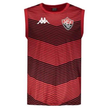 Imagem de Regata Machão Kappa Vitória Treino Jogador, P